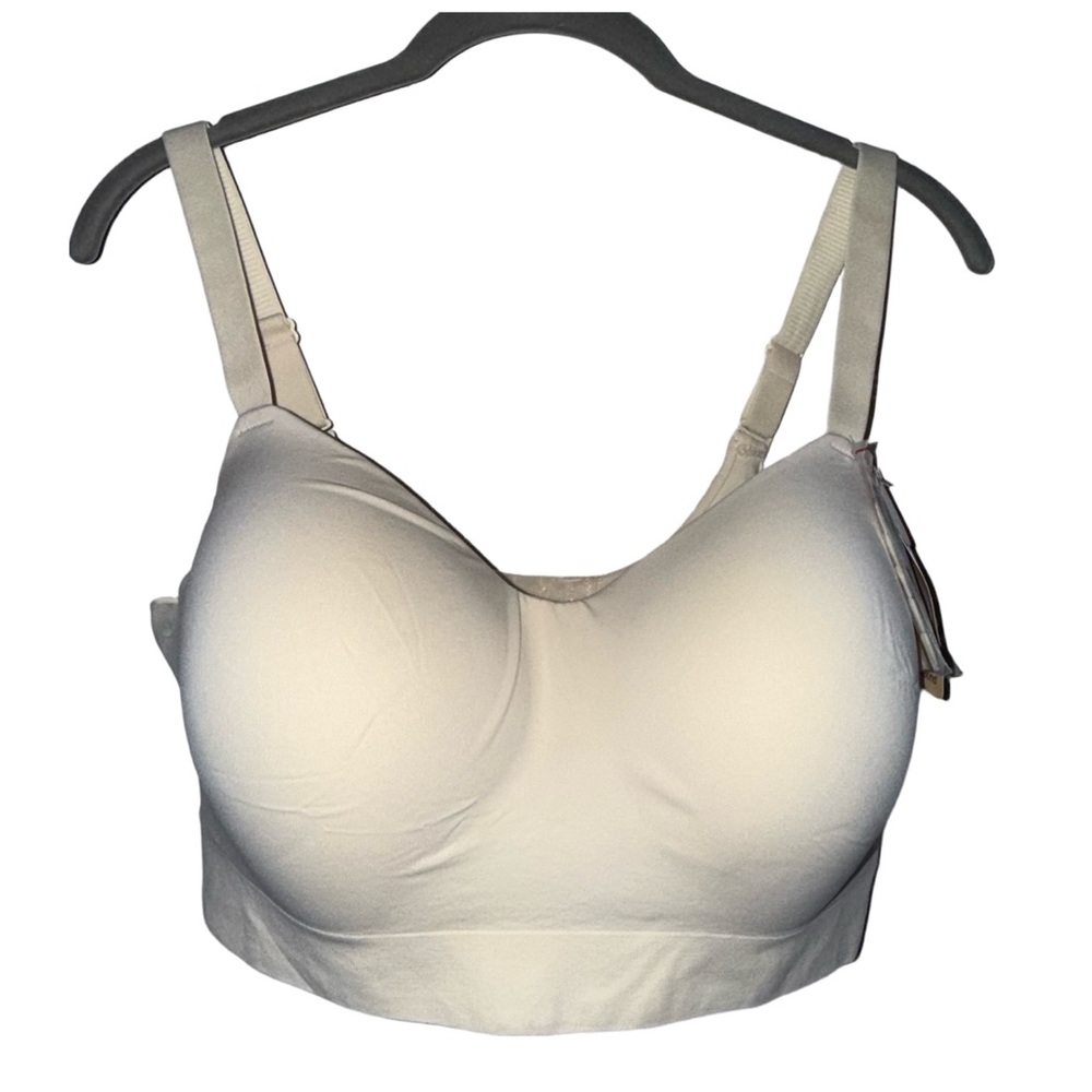 Truekind Seamless Padded Bra - Ivory Sz 2XL